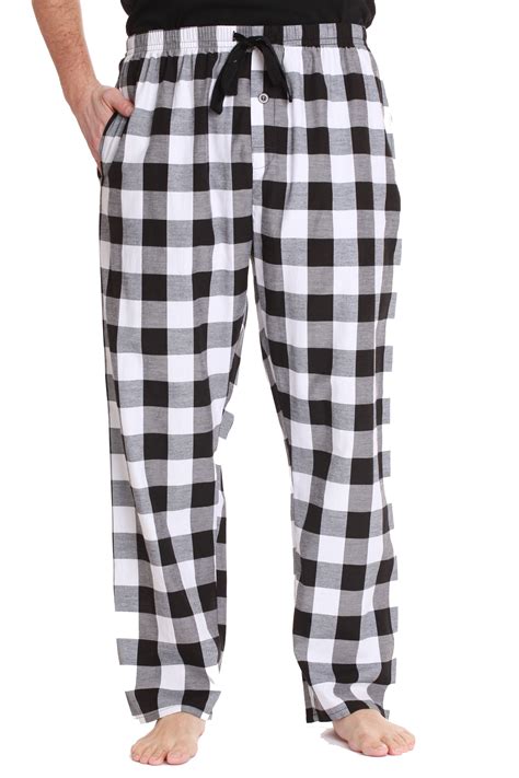 buffalo plaid pajamas black and white